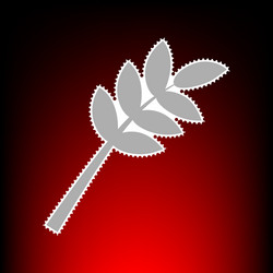 tree branch style vector image
