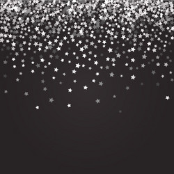 abstract pattern of random falling stars vector image