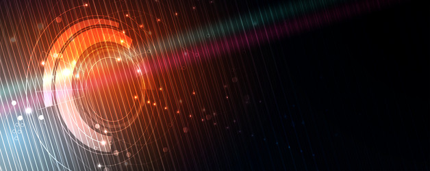 neural network concept connected cells with links vector image