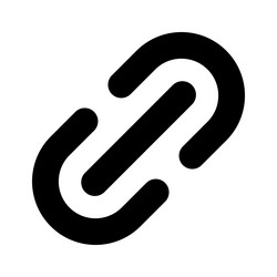 interlocking chain links connection unity vector image