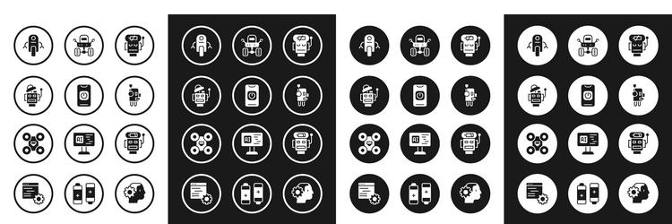 Set robot low battery charge turn off from vector