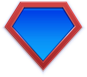 superhero logo or icon template for web design vector