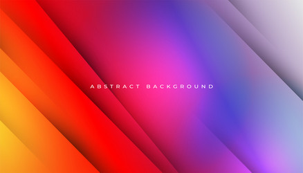 abstract colorful shapes background with shadow vector image