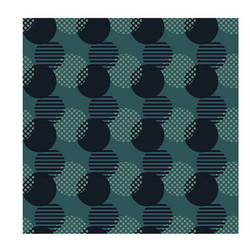 Broken chain circle seamless pattern vector