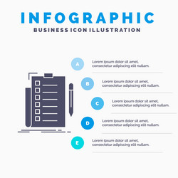 expertise checklist check list document vector image