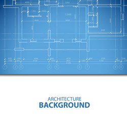 Architecture blueprint plan Royalty Free Vector Image