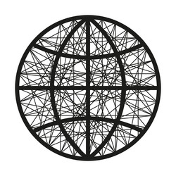 global network icon web connection symbol vector image