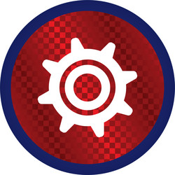 glossy color website internet icon button theme vector image