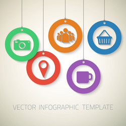 web infographic template layout with icons could vector image