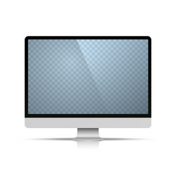 Computer object on the white background vector