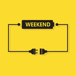 Weekend Loading Indicator vector image
