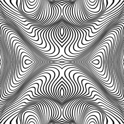 abstract lines pattern waves background vector image