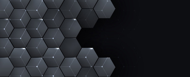 geometric hexagon abstract background with simple vector image