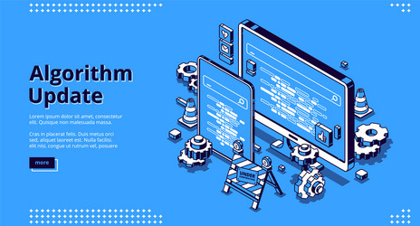 Algorithm update isometric landing programming vector