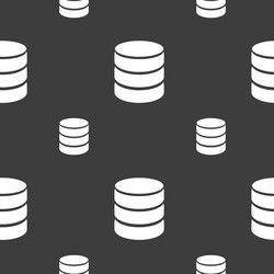 hard disk and database sign icon flash drive stick vector image