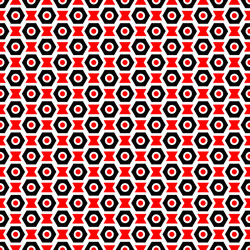 Red black and white seamless abstract mechanic vector