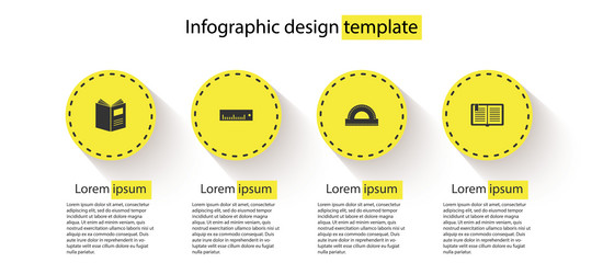 set open book ruler protractor grid vector image