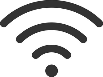 wifi signal icon wireless symbol connection web vector image