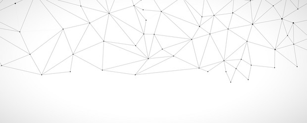 neural network concept connected cells with links vector image