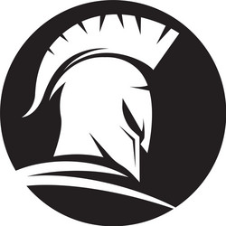 Spartan Helmet Icon Vector Image