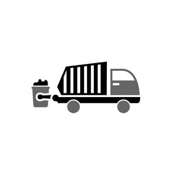 garbage related icon on background for graphic vector image