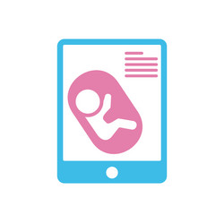 ivf icon on background for graphic and web design vector image