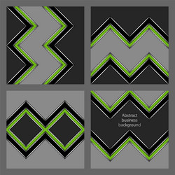 set of abstract business patterns vector image