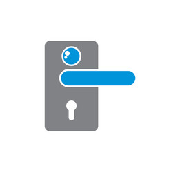 smart lock icon on background for graphic and web vector image