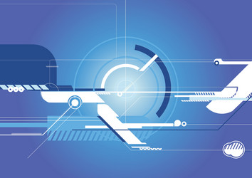 Tech Background - Abstract Lines vector image