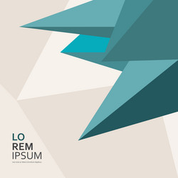abstract triangle background low poly vector image