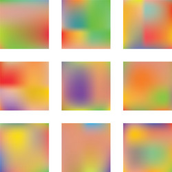 gradient mesh painted in different colors vector image