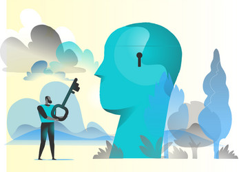 i have the key to access reserved area vector image