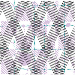 Geometric Pattern with Swirls vector image