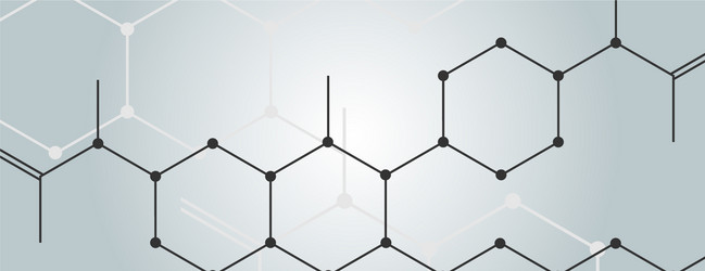 background with connect hexagon pattern vector image