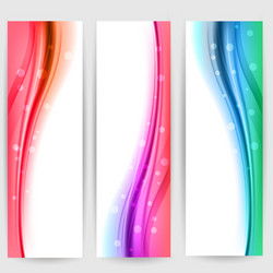 abstract background with waves and lines vector image