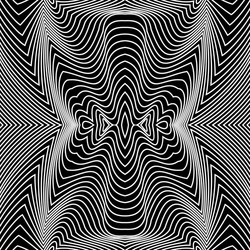 abstract lines pattern waves background vector image