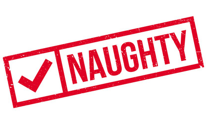 naughty rubber stamp vector