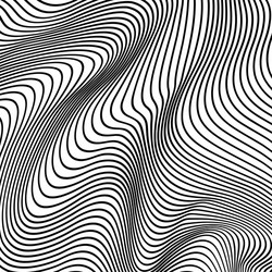 abstract lines pattern waves background vector image