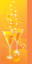 cocktail party background vector