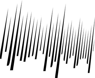 Dynamic comic burst lines random vertical vector