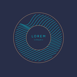 abstract background with dynamic waves vector image