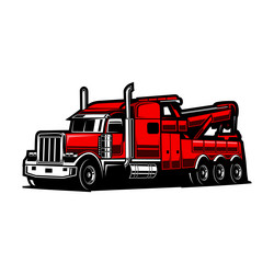 Tow truck Royalty Free Vector Image - VectorStock