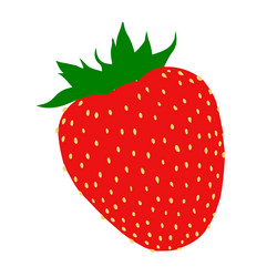 Red berry strawberry Royalty Free Vector Image