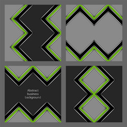set of abstract business patterns vector image