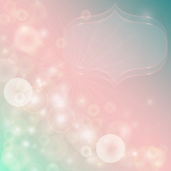 gentle abstract background with bokeh effect vector image