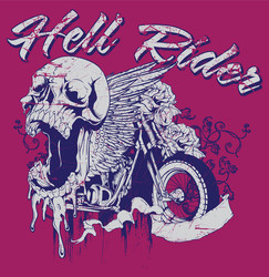 Devil rider Royalty Free Vector Image - VectorStock