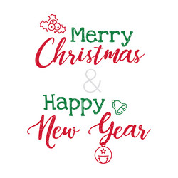 Merry Christmas Celebration Vector Image