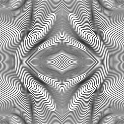 abstract lines pattern waves background vector image