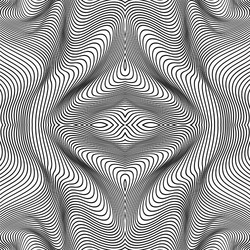 Abstract lines pattern waves background vector