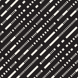 black and white irregular dashed lines pattern vector image